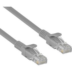 Патч-корд Exegate UTP-RJ45-RJ45-5e-0,3M-GY 1Гбит/с UTP 4 пары cat.5E CCA 0.3м серый RJ-45 (m)-RJ-45 (m) (EX258663RUS)