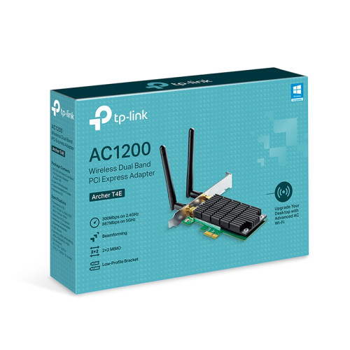 Адаптер Wi-Fi/ AC1200 Wi-Fi PCI Express Adapter, 867Mbps at 5GHz + 300Mbps at 2.4GHz, Beamforming