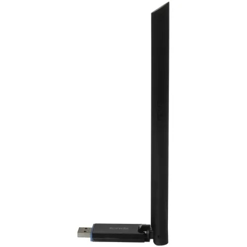 Адаптер Wi-Fi/ Tenda U10 Двухдиапазонный Wi-Fi адаптер, 2,4/5 ГГц, до 633 Мбит/с, передатчик 20 dBm, подключение USB, 1х6dBi внешняя антенна