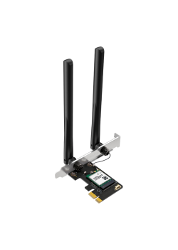 Сетевой адаптер Wi-Fi + Bluetooth Mercusys MA70XE AX1800 PCI Express (ант.внеш.несъем.) 2ант.