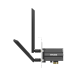 Двухдиапазонный Wi-Fi 6 PCI Express адаптер/ Двухдиапазонный Wi-Fi 6 PCI Express адаптер AX1800, поддержка Bluetooth 5.2, 2 съемные антенны 5 дБи