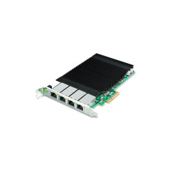 сетевой адаптер/ PLANET 4-Port 10/100/1000T 802.3at PoE+ PCI Express Server Adapter (120W PoE budget, PCIe x4, -10 to 60 C, Intel Ethernet Controller)