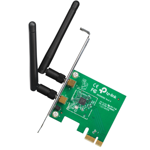 Адаптер Wi-Fi/ 300Mbps Wireless N PCI Express Adapter, Atheros, 2T2R, 2.4GHz, 802.11n/g/b, 2 detachable antennas