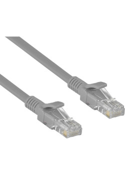 Патч-корд Exegate UTP-RJ45-RJ45-5e-CU-0,5M-GY 1Гбит/с UTP 4 пары cat.5E Cu 0.5м серый RJ-45 (m)-RJ-45 (m) (EX282009RUS)