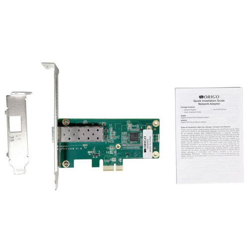 Сетевая карта ORIGO ON200S/A1A Сетевой адаптер PCI-E, 1x1000Base-X SFP