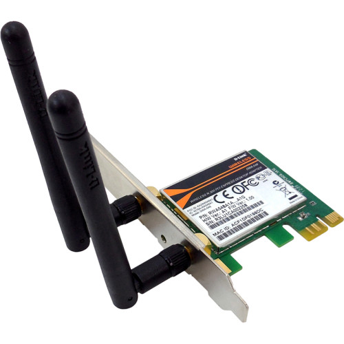 Адаптер/ DWA-548/C N300 Wi-Fi PCI Express Adapter, 2x2dBi detachable antennas