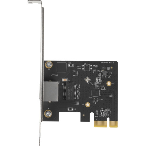 Адаптер PCI-E/ 2.5Gbps PCI Express Adapter, Realtek Chipset, 2.5G/1000M/100M/10M Auto Adaptive,  IEEE802.3ad,  IEEE802.3az, IEEE802.1Q, IEEE802.1p, IEEE 802.3x Flow Control, IEEE802.3z, IEEE802.2,Jumbo Frame, Compatiable with Windows, Windows Server 2003,