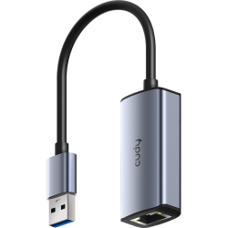 Адаптер/ Aluminum Portable USB-C to 2.5G Ethernet Adapter, Compatible with Laptop, MacBook, Surface, PC with Windows, XP, Mac/Linux and more
