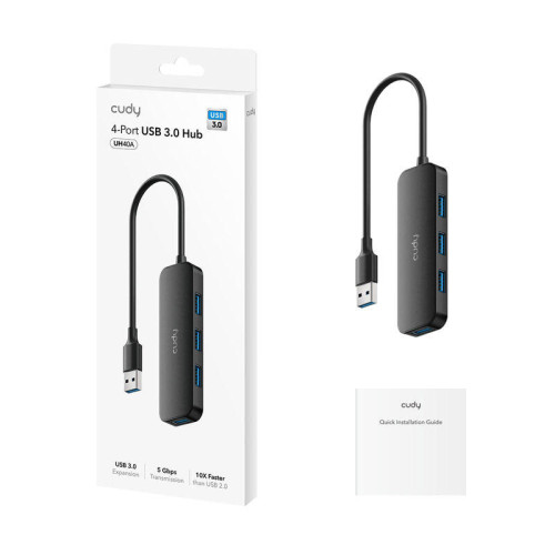 Адаптер/ 4-Port USB-A 3.0 Hub