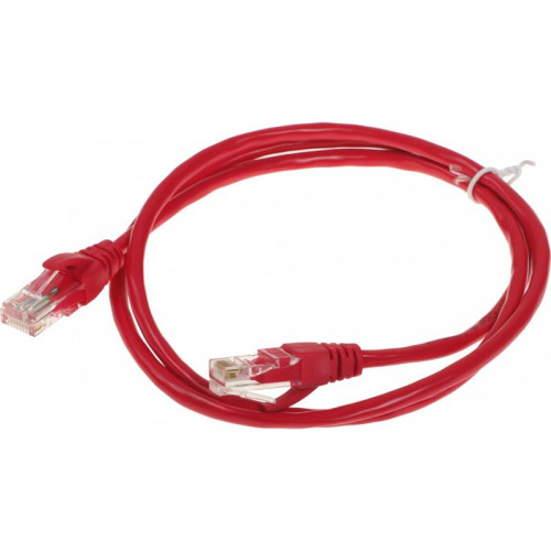 Патч-корд Exegate UTP-RJ45-RJ45-5e-1M-RD 1Гбит/с UTP 4 пары cat.5E CCA 1м красный RJ-45 (m)-RJ-45 (m) (EX258673RUS)
