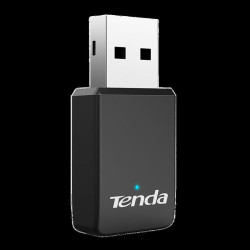 Адаптер беспроводной связи (Wi-Fi) Tenda U9 Двухдиапазонный Wi-Fi адаптер AC650 до 200 Мбит/с на 2.4 ГГц + до 433 Мбит/с на 5 ГГц, внутренняя антенна, передатчик 20 dBm, USB 2.0