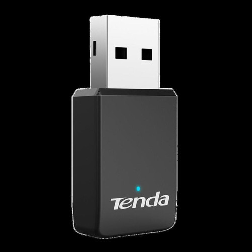 Адаптер беспроводной связи (Wi-Fi) Tenda U9 Двухдиапазонный Wi-Fi адаптер AC650 до 200 Мбит/с на 2.4 ГГц + до 433 Мбит/с на 5 ГГц, внутренняя антенна, передатчик 20 dBm, USB 2.0