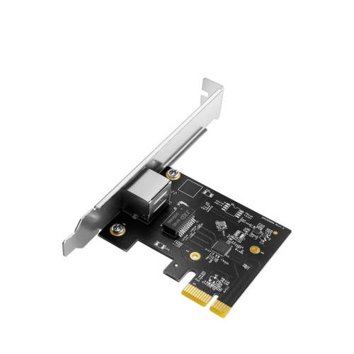 Адаптер PCI-E/ 2.5Gbps PCI Express Adapter, Realtek Chipset, 2.5G/1000M/100M/10M Auto Adaptive,  IEEE802.3ad,  IEEE802.3az, IEEE802.1Q, IEEE802.1p, IEEE 802.3x Flow Control, IEEE802.3z, IEEE802.2,Jumbo Frame, Compatiable with Windows, Windows Server 2003,