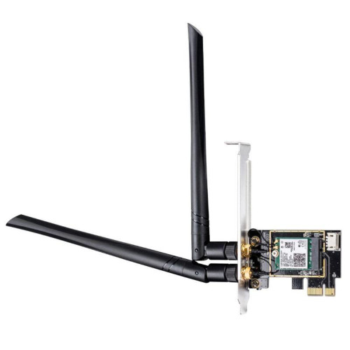 Адаптер беспроводной связи (Wi-Fi) CUDY AX3000 Wi-Fi 6 PCI Express Adapter 3000Mbps Wi-Fi 6 / Bluetooth 5.0 PCI Express Adapter, Intel AX200 module, 2T2R, 2402Mbps at 5GHz + 574Mbps at 2.4GHz, 802.11ax/ac/a/b/g/n, 2 detachable antennas, Ver 1.0