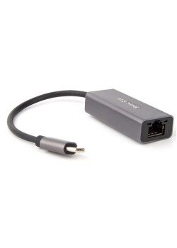 Кабель-переходник/ Кабель-переходник USB 3.1 Type-C -->RJ-45 1000Mbps Ethernet, Aluminum Shell, 0.15м Telecom <TU320M>