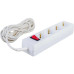 Сетевой фильтр PROconnect STANDARD 5м (4 розетки) белый (пакет ПЭ) Сетевой фильтр PROconnect STANDARD 5м (4 розетки) белый (пакет ПЭ)