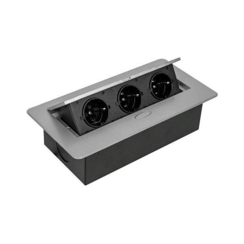 Сетевой разветвитель Premier 3R 1.8м (3 розетки) серый (коробка)