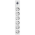 Фильтр-удлинитель PowerCom SP-06W 1.8M, 6 розеток, белый, 16А, 4кВт, 380Дж, защитные шторки, защита от КЗ, перегрузки, ВЧ и импульсных помех, кабель 3x1 мм2, ШхГхВ 338.5х50х40.2 мм, вес 0.48 кг./ Surge protector PowerCom SP-06W 1.8M, 6 sockets, white, 16A Фильтр-удлинитель PowerCom SP-06W 1.8M, 6 розеток, белый, 16А, 4кВт, 380Дж, защитные шторки, защита от КЗ, перегрузки, ВЧ и импульсных помех, кабель 3x1 мм2, ШхГхВ 338.5х50х40.2 мм, вес 0.48 кг./ Surge protector PowerCom SP-06W 1.8M, 6 sockets, white, 16A