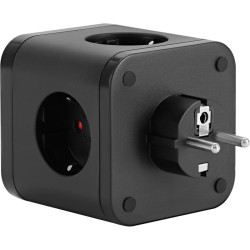 Сетевой разветвитель Buro BU-PW3UC-Plus-B (3 розетки) черный (пакет ПЭ)