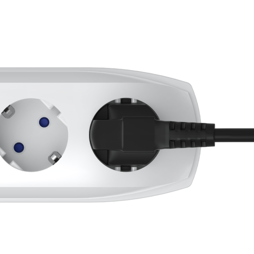Сетевой фильтр Pilot Pro GP 6 розеток (5 евро + 1Gadget Parking) 1.8 м, автомат защиты/ Surge protector Pilot PRO GP 6 outlets (5 euro + 1 without ground) 10A / 2.2kVt, 1.8m, automatic circuit-breaker