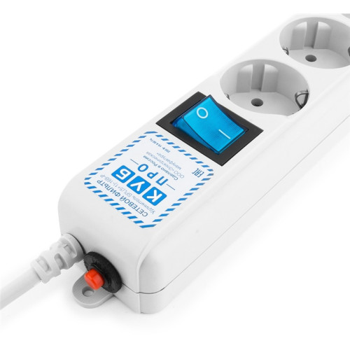 Surge protector Power Cube  Pro 3,0 m, LC circuit, 6 outlets (white) 16A / 3,5kVt