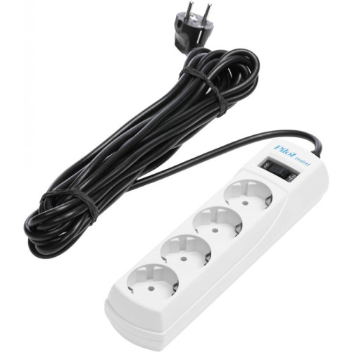 Сетевой фильтр Pilot mini 7м (4 розетки) белый (коробка)