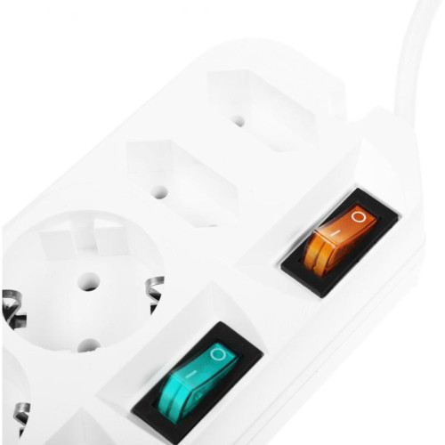 Сетевой удлинитель Most A16 3м (6 розеток) белый (пакет ПЭ)