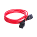 Шнур питания с фиксатором IEC 60320 C19/IEC 60320 C20, 16 А / 250 В (3 х 1,5), длина 1,8 м, красный Шнур питания с фиксатором IEC 60320 C19/IEC 60320 C20, 16 А / 250 В (3 х 1,5), длина 1,8 м, красный