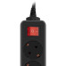 Сетевой фильтр PC Pet AP01006-3-B 3м (5 розеток) черный (пакет ПЭ)