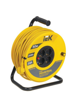 Катушка УК50 с т/з 4 места 2Р+PЕ/50м 3х1,5 мм2 