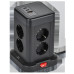 Удлинитель/ DOMINIC Удлинитель У08K 8 мест 2P+PE 1,5м 3х1,0мм2 16А/250В USB A+C 20Вт черный IEK Удлинитель/ DOMINIC Удлинитель У08K 8 мест 2P+PE 1,5м 3х1,0мм2 16А/250В USB A+C 20Вт черный IEK