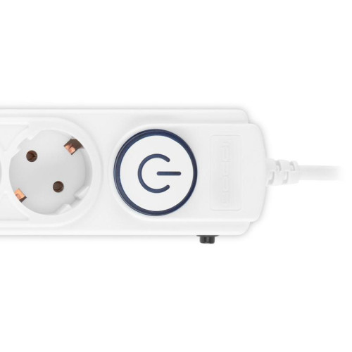 Сетевой фильтр Ippon BK-6-UPS-1.8-10-W 1.8м (6 розеток) белый (коробка)