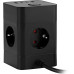 Сетевой удлинитель Buro BU-PTE4.1UC-Plus-B 1.5м (4 розетки) черный (пакет ПЭ)