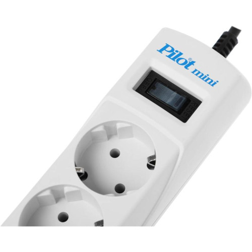 Сетевой фильтр Pilot mini 5м (4 розетки) белый (коробка)