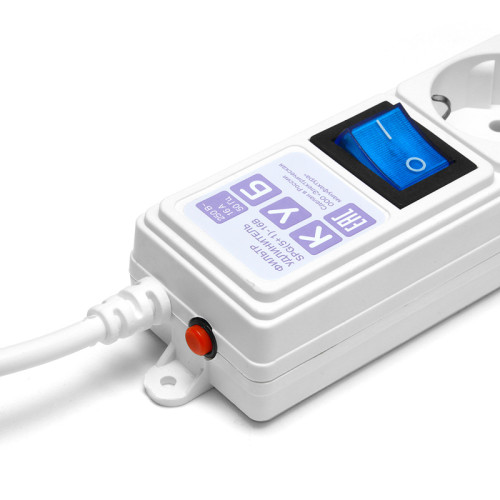 Фильтр-удлинитель Power Cube 1,9 м 6 розеток (белый) 16А/3,5кВт/ Surge protector Power Cube 1,9 m 6 outlets (white) 16A / 3,5kVt