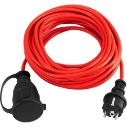 Сетевой удлинитель Buro BU-PS1.10/R-16 10м (1 розетка) красный (коробка)