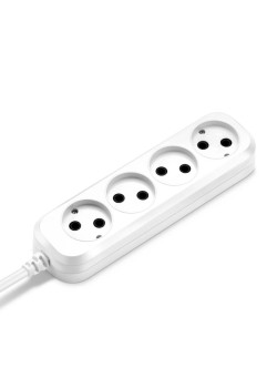 Сетевой удлинитель Buro BU-PSL4.5/W 5м (4 розетки) белый (пакет ПЭ)