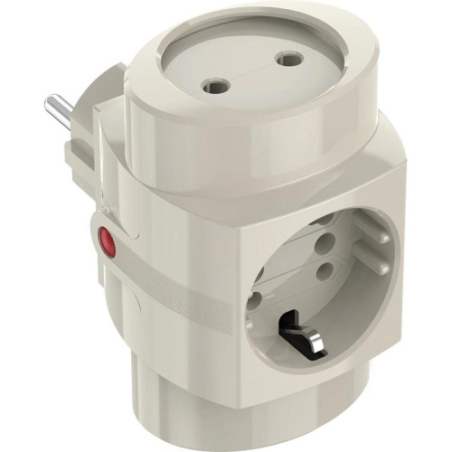 Сетевой разветвитель Pilot TR (3 розетки) белый (коробка)