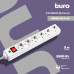 Сетевой фильтр Buro 600SH-16-3-W 3м (6 розеток) белый (коробка) Сетевой фильтр Buro 600SH-16-3-W 3м (6 розеток) белый (коробка)
