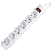 Сетевой фильтр Defender DFS 151 1,8 м, белый, 6 розеток/ Surge Protector Defender DFS 151 1,8m, white, 6 outlets