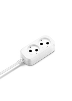 Сетевой удлинитель Buro BU-PSL2.3/W 3м (2 розетки) белый (пакет ПЭ)