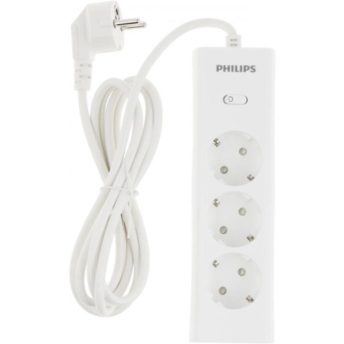 Сетевой фильтр Philips CHP2135WA/51 2м (3 розетки) белый (коробка)