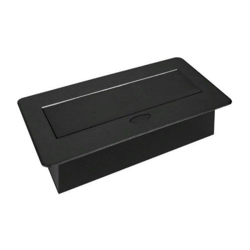 Сетевой разветвитель Premier PX/BL-HOR-2R-2USB-BLK 1.8м (2 розетки) черный (коробка)
