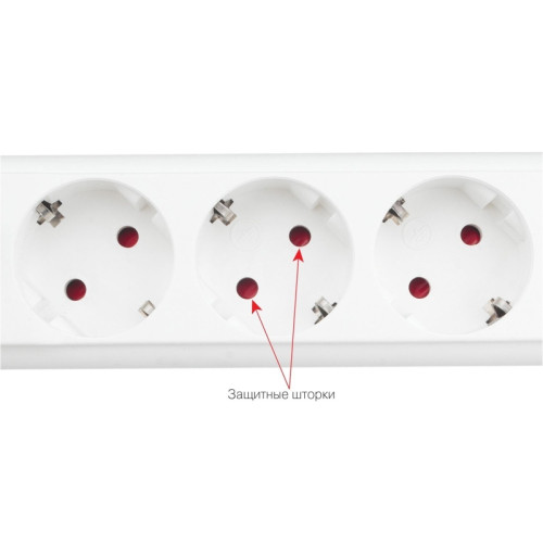 Фильтр-удлинитель Power Cube PRO, 5,0 м 6 розеток, LC контур, 16А/3,5кВт