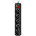 Сетевой удлинитель Defender G530 3м (5 розеток) черный (коробка) Сетевой удлинитель Defender G530 3м (5 розеток) черный (коробка)
