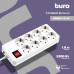 Сетевой фильтр Buro 800SH-1.8-W 1.8м (8 розеток) белый (коробка) Сетевой фильтр Buro 800SH-1.8-W 1.8м (8 розеток) белый (коробка)