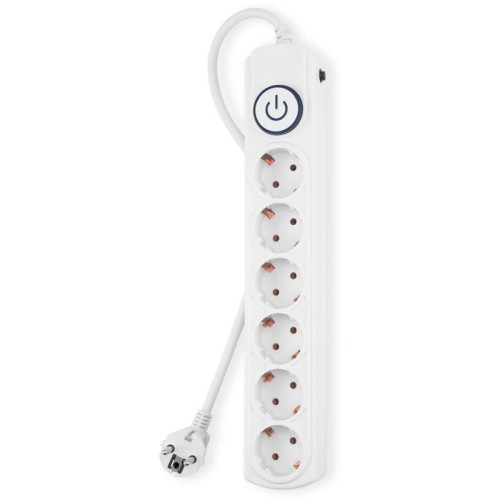 Сетевой фильтр Ippon BK-6-EU-5-10-W 5м (6 розеток) белый (коробка)