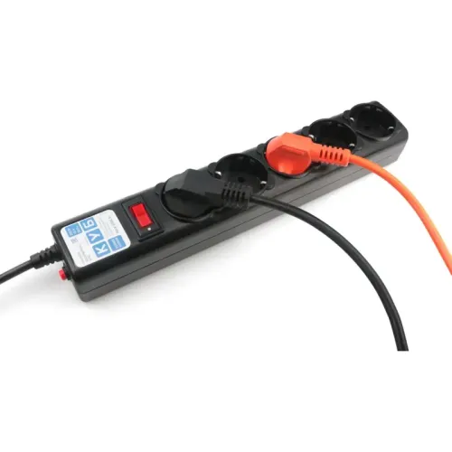 Surge protector Power Cube 1.9 m 5 outlets (Black graffite) 10A / 2.2kW