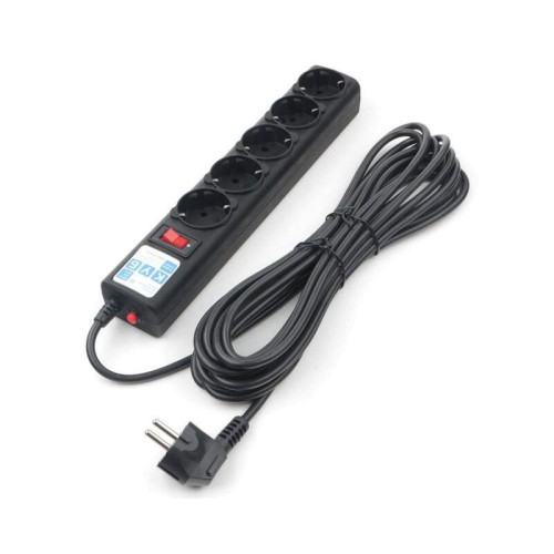 Фильтр-удлинитель Power Cube 3,0 м 5 розеток (черный графит) 10А/2,2кВт/ Surge protector Power Cube 3.0 m 5 outlets (Black graffite) 10A / 2.2kW Фильтр-удлинитель Power Cube 3,0 м 5 розеток (черный графит) 10А/2,2кВт/ Surge protector Power Cube 3.0 m 5 outlets (Black graffite) 10A / 2.2kW
