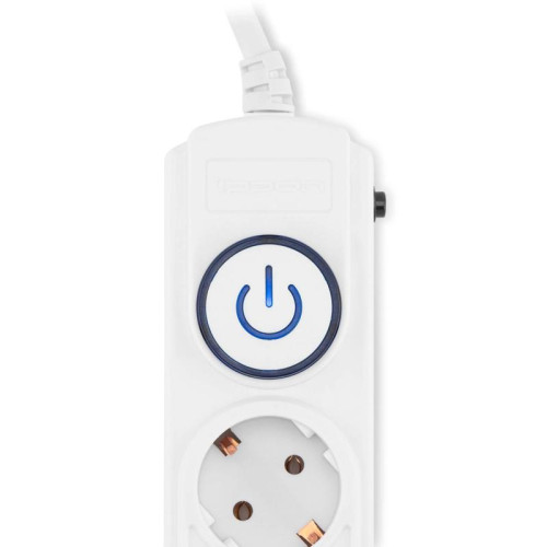 Сетевой фильтр Ippon BK-6-EU-5-16-W 5м (6 розеток) белый (коробка)